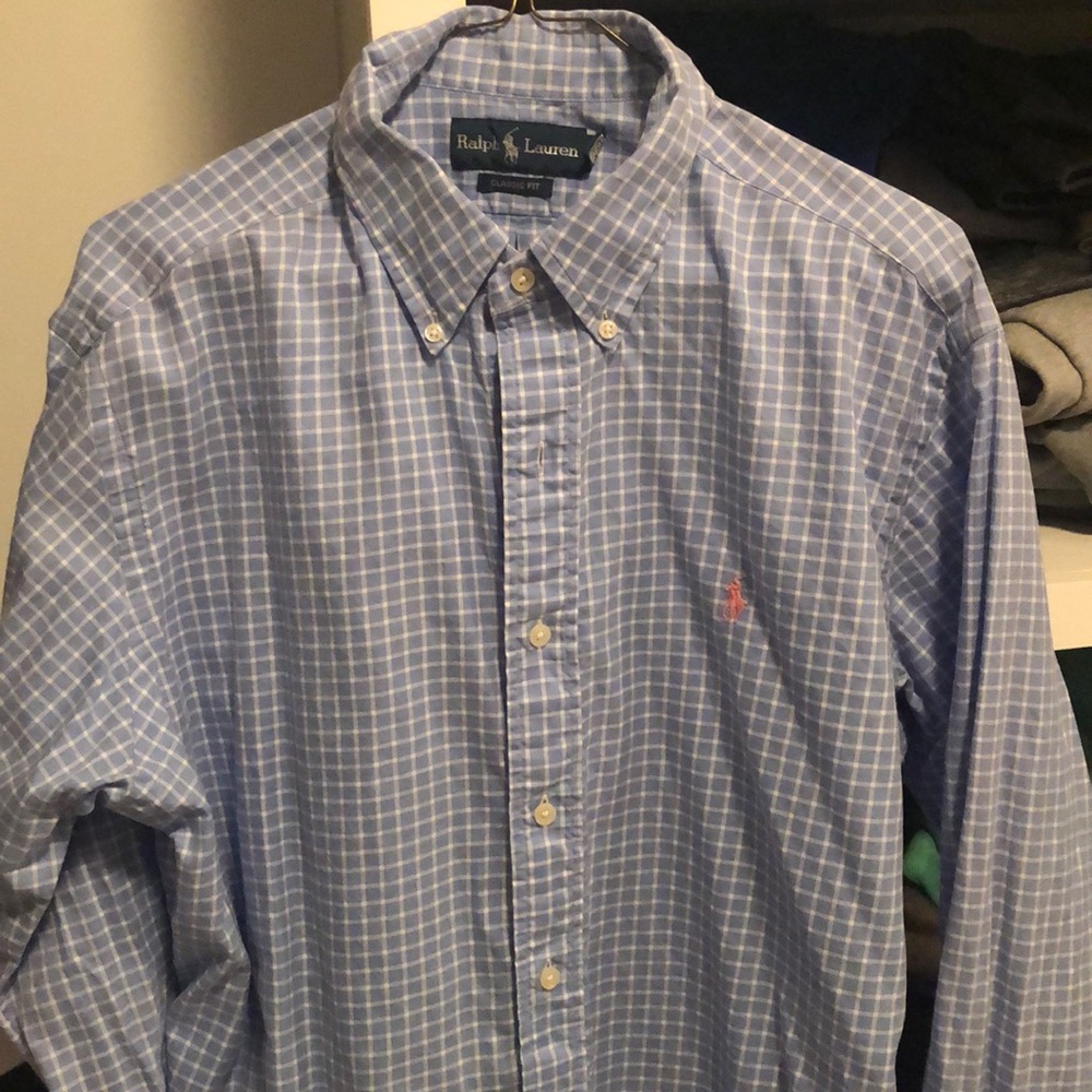 Men’s Ralph Lauren dress shirt.